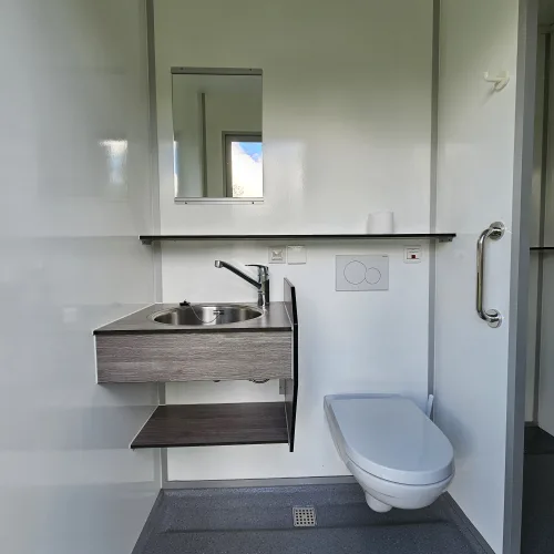 Comfortplaats met privé sanitair